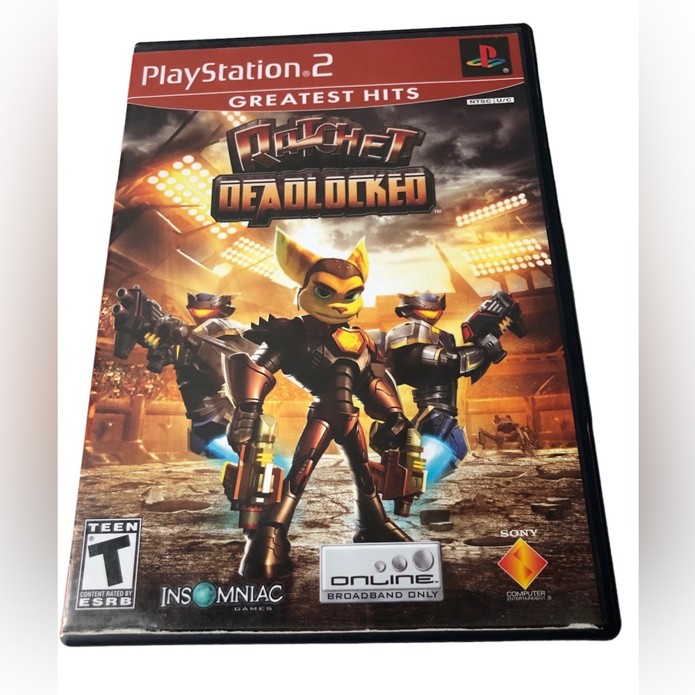 Ratchet: Deadlocked Black Label(Sony PlayStation 2, 2006) Tested Complete
